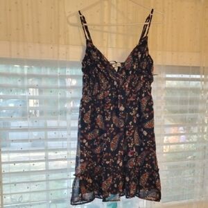 Speechless Woman's Floral Spaghetti Strap Maxi Multicolor Dress, Size: XS, NWT